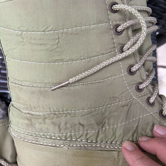 Sorel Geneva Duck Snow Boots Olive Green Size 9 - Picture 10 of 12